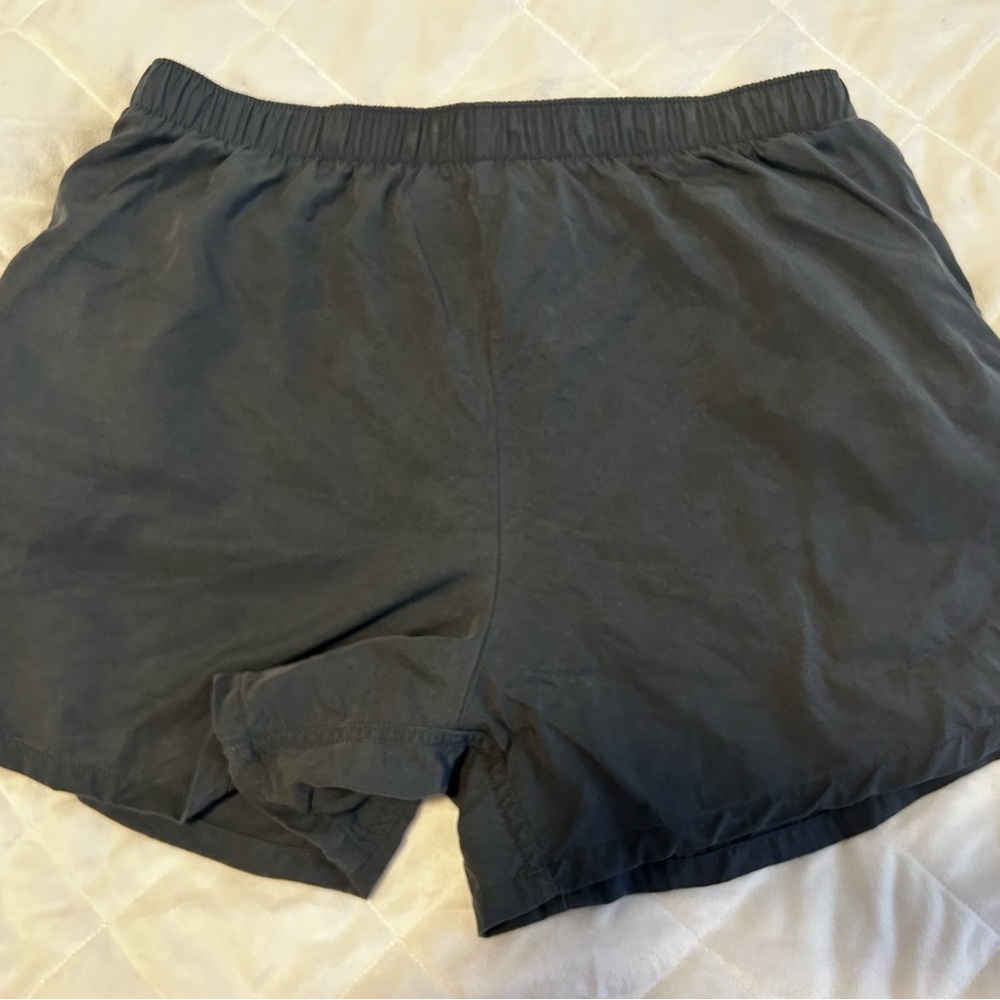 Gray Women’s  Drawstring Stretch Shorts - Picture 2 of 6
